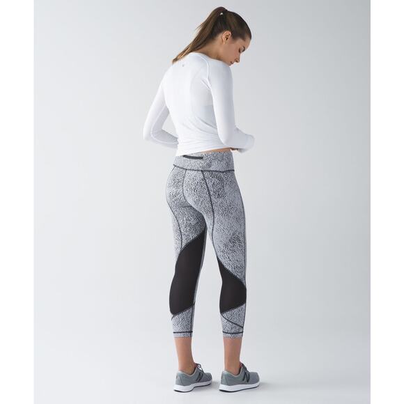 Lululemon Pace Rival Crop Legging Sz 6 - Picture 3 of 8